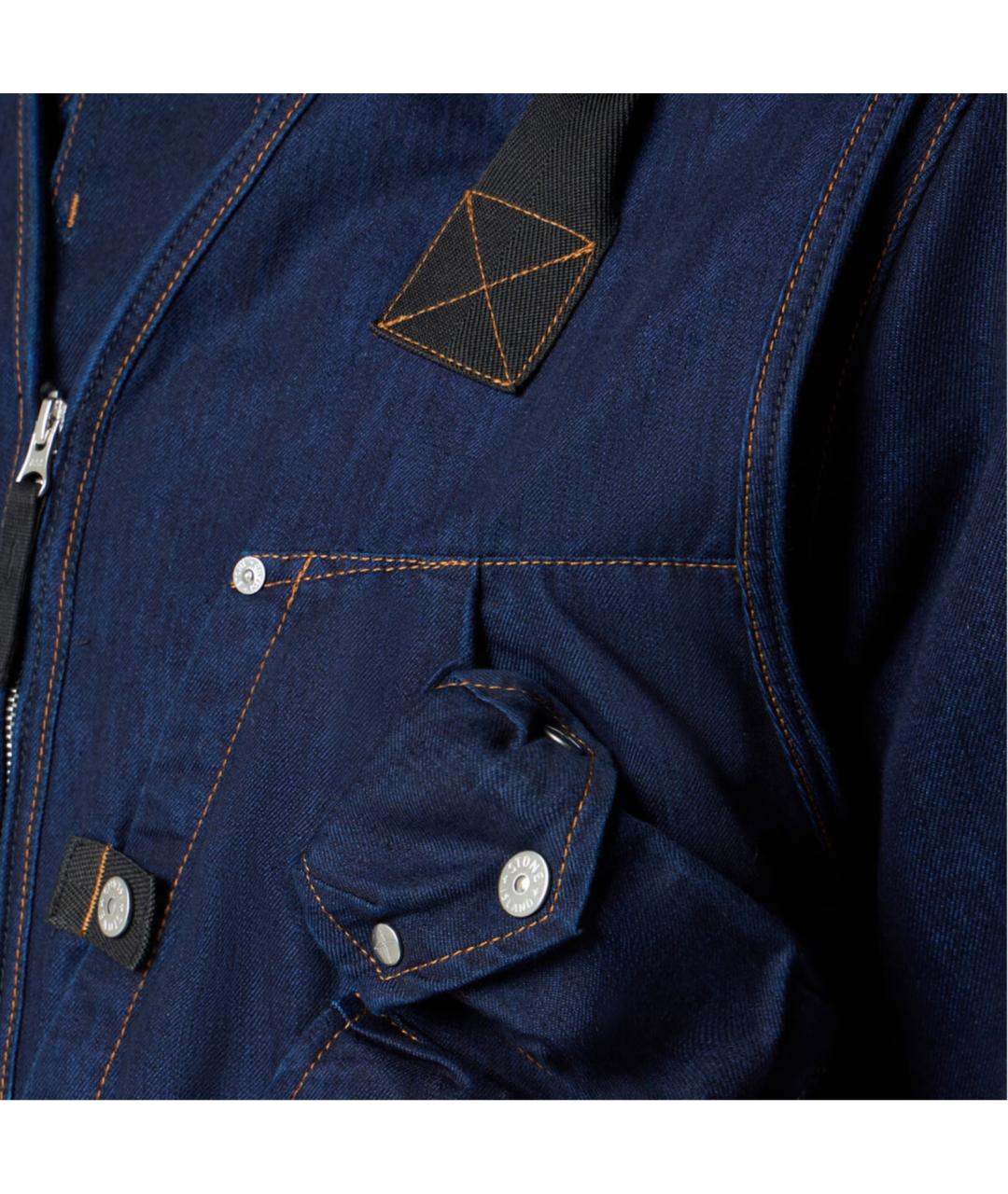 STONE ISLAND Синий жилет, фото 3