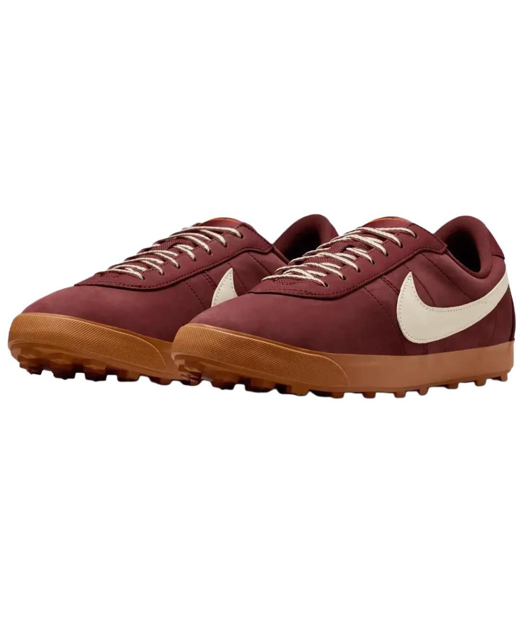 NIKE Красные замшевые кроссовки, фото 3