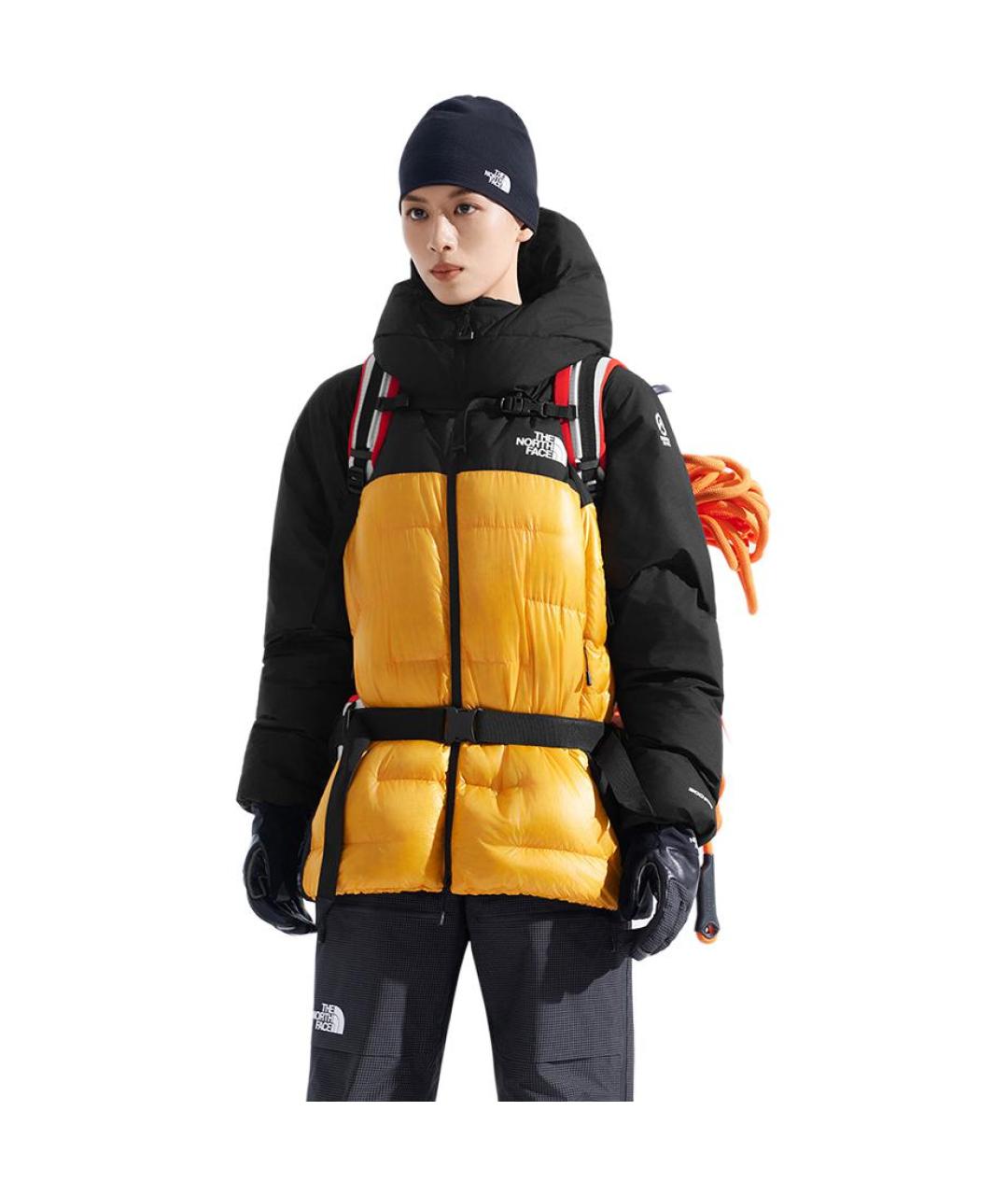 THE NORTH FACE Золотой пуховик, фото 2