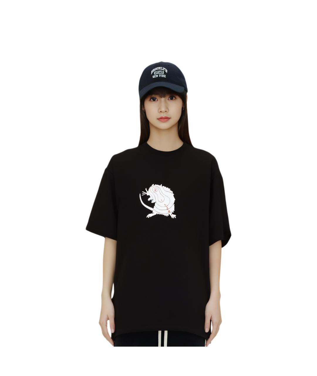 STUSSY Черная футболка, фото 3