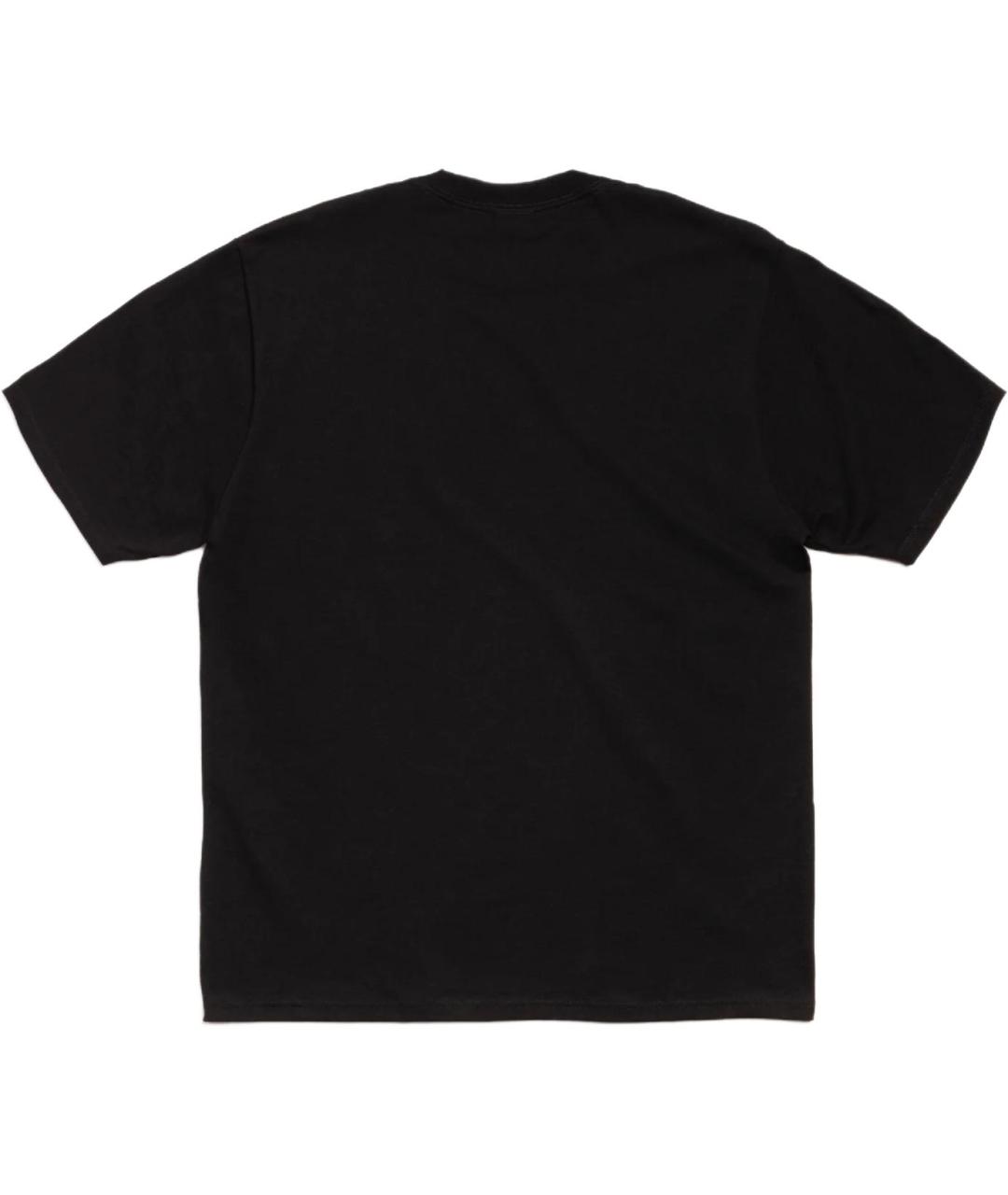 STUSSY Черная футболка, фото 2