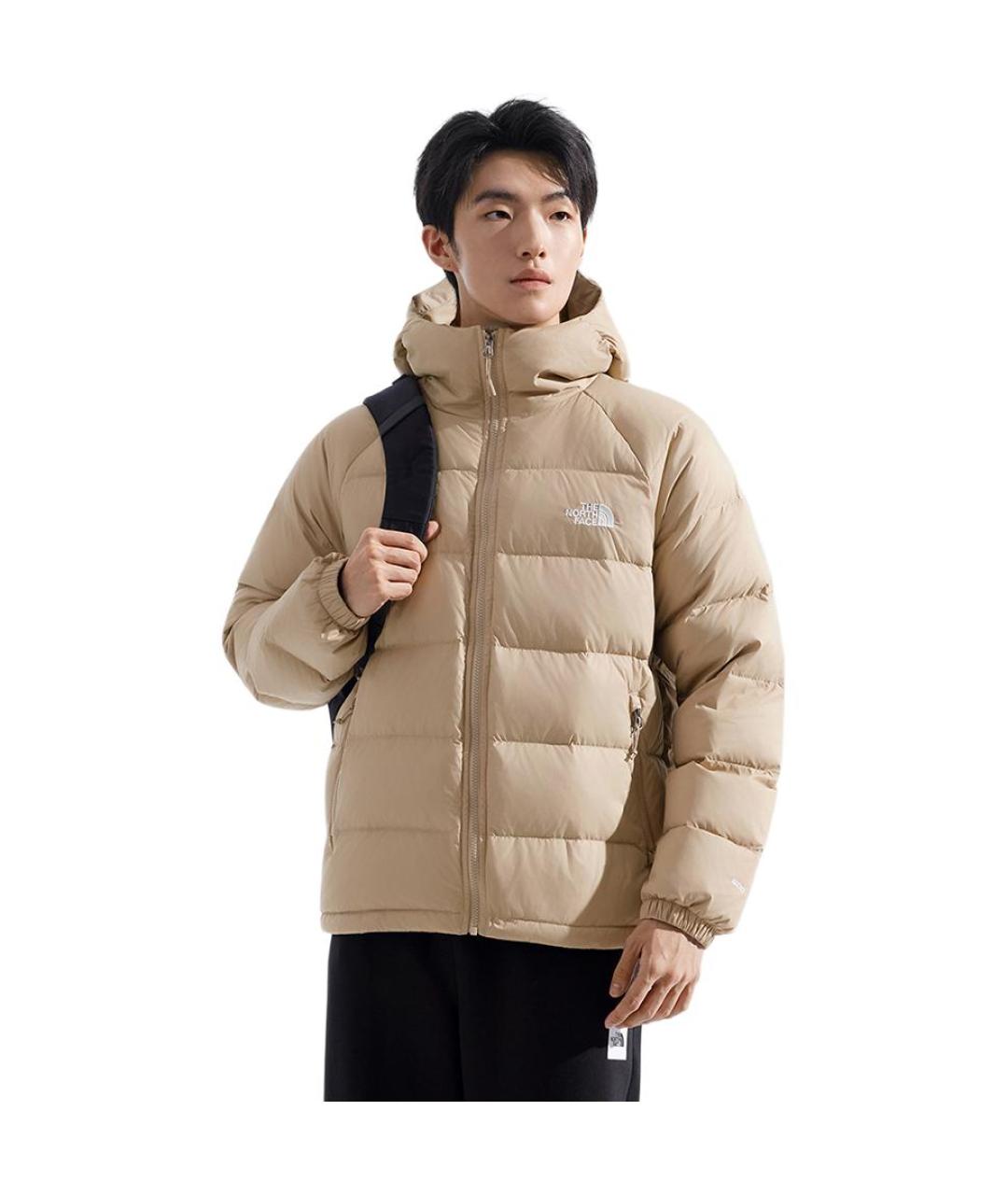 THE NORTH FACE Бежевый пуховик, фото 3