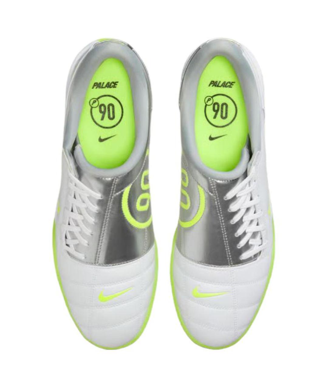 NIKE Серебряные низкие кроссовки / кеды, фото 4