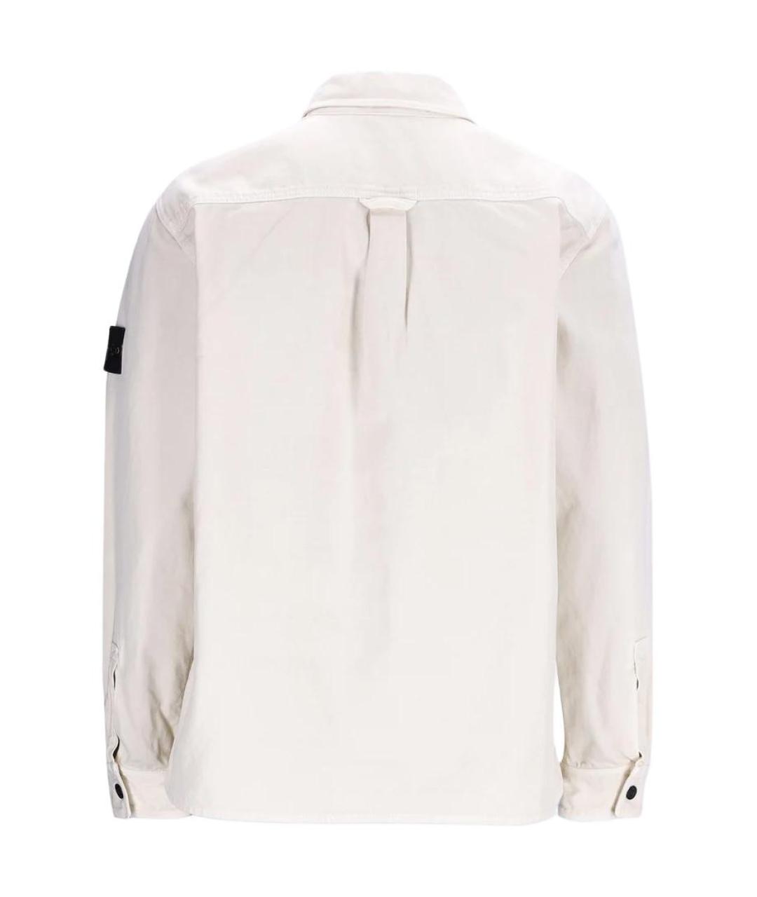 STONE ISLAND Бежевая кэжуал рубашка, фото 2