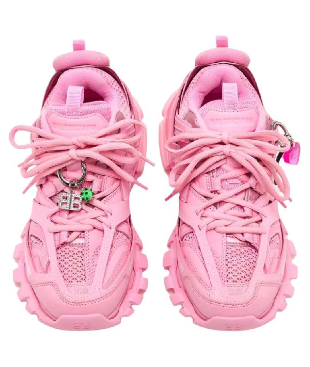 BALENCIAGA Розовые кроссовки, фото 3