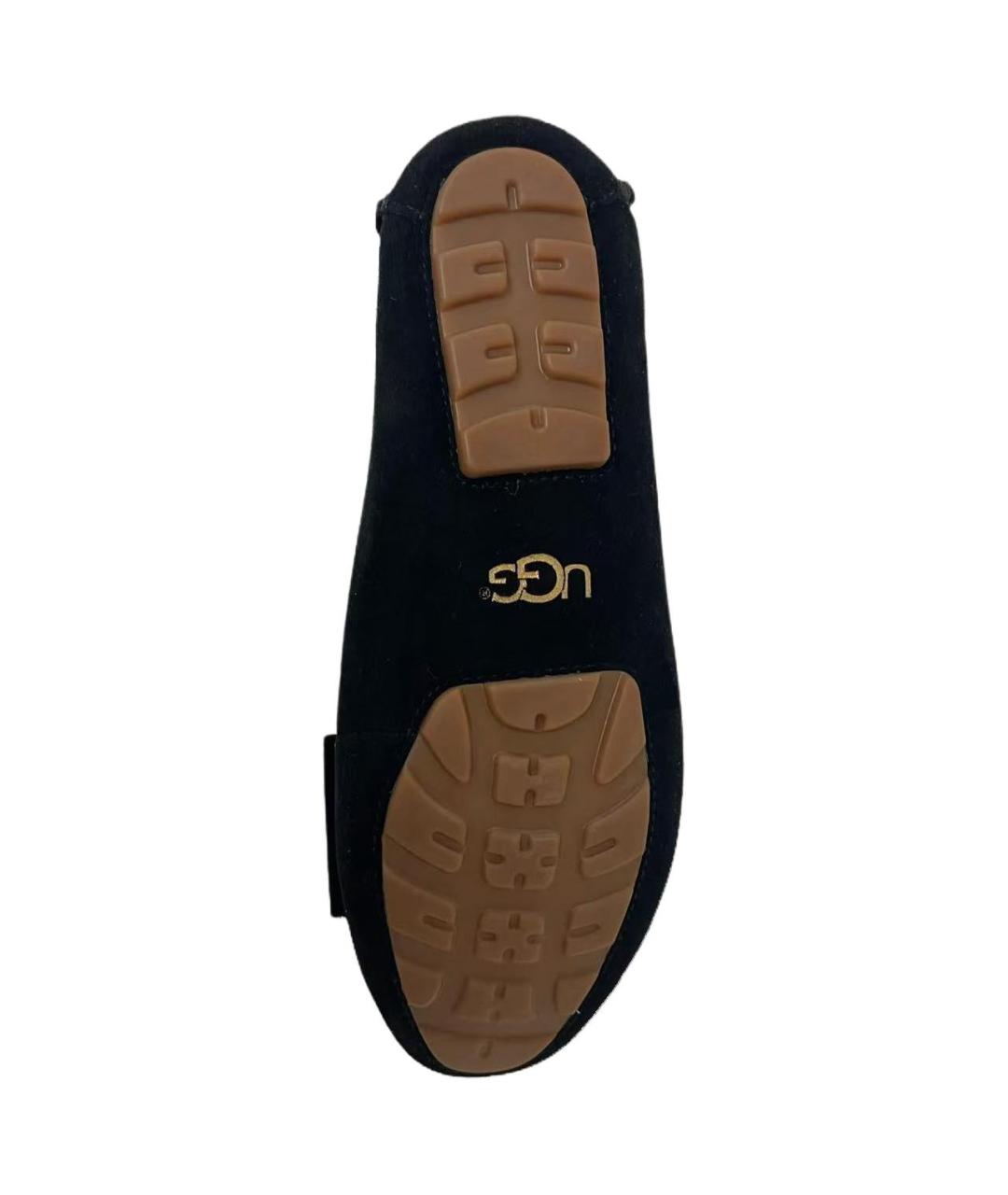 UGG AUSTRALIA Черные лоферы, фото 4