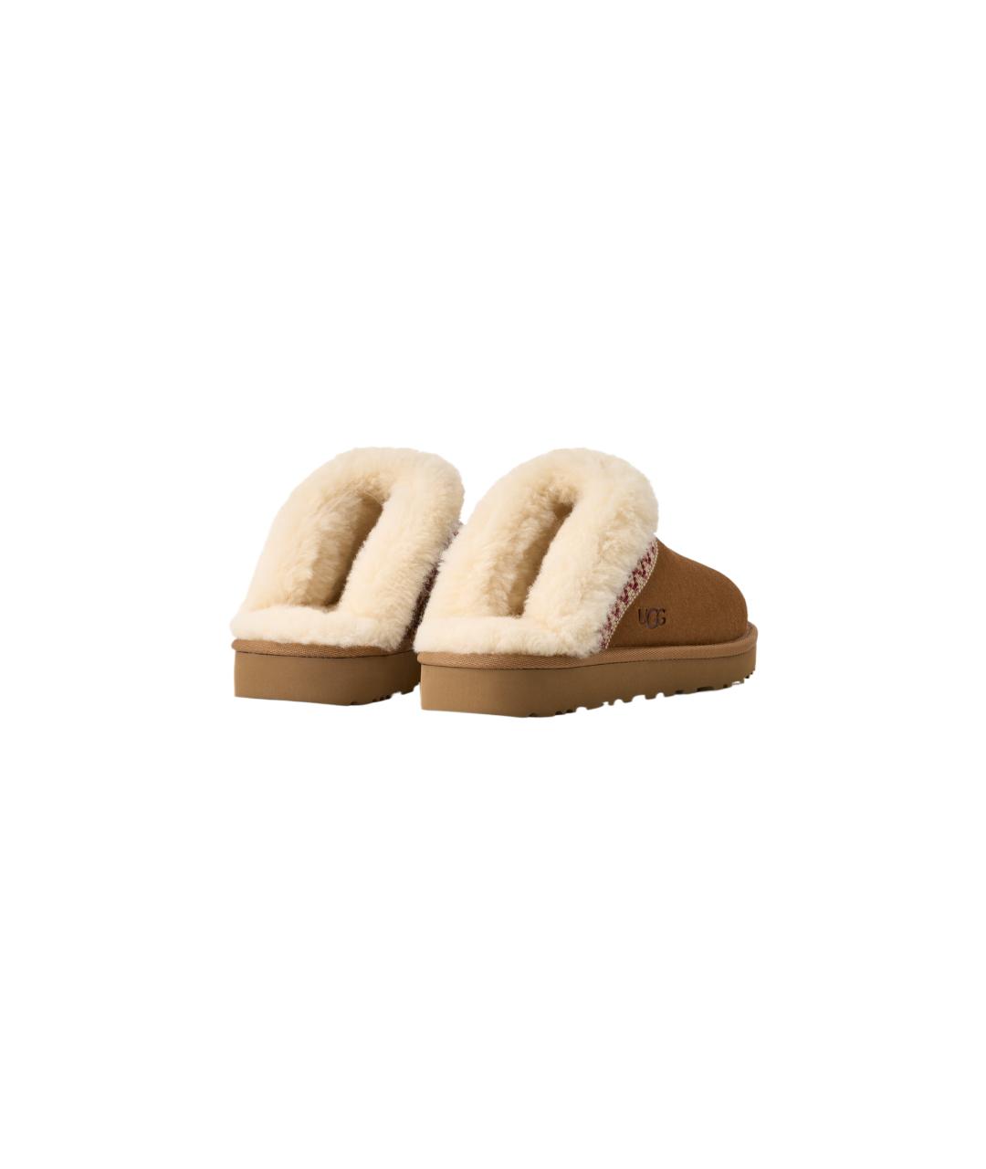 UGG Коричневые нубуковые мюли, фото 5