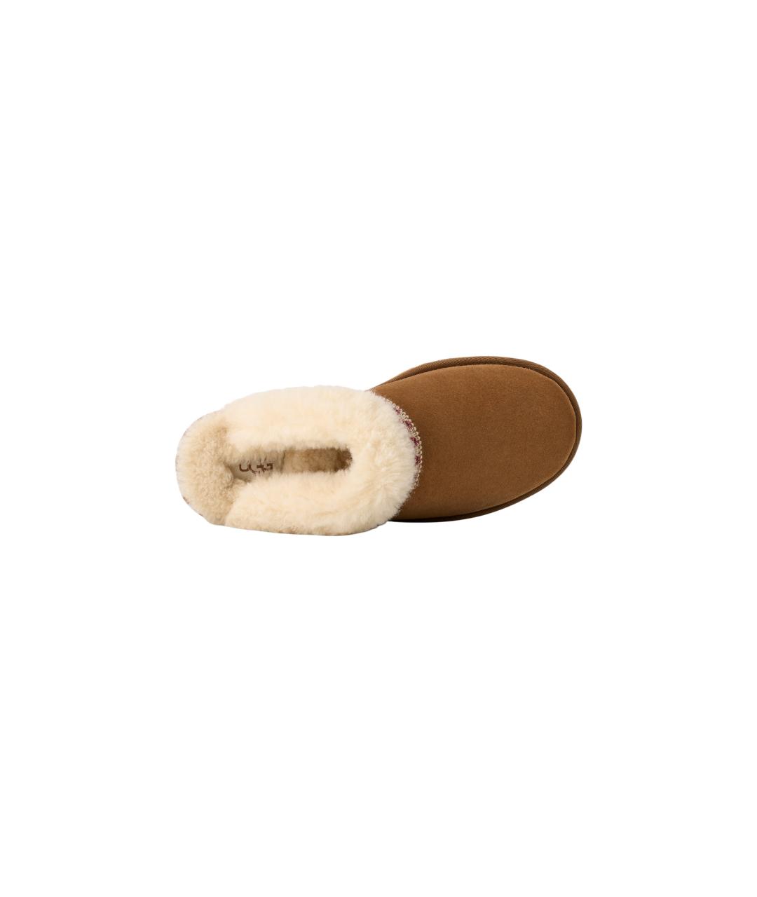 UGG Коричневые нубуковые мюли, фото 4