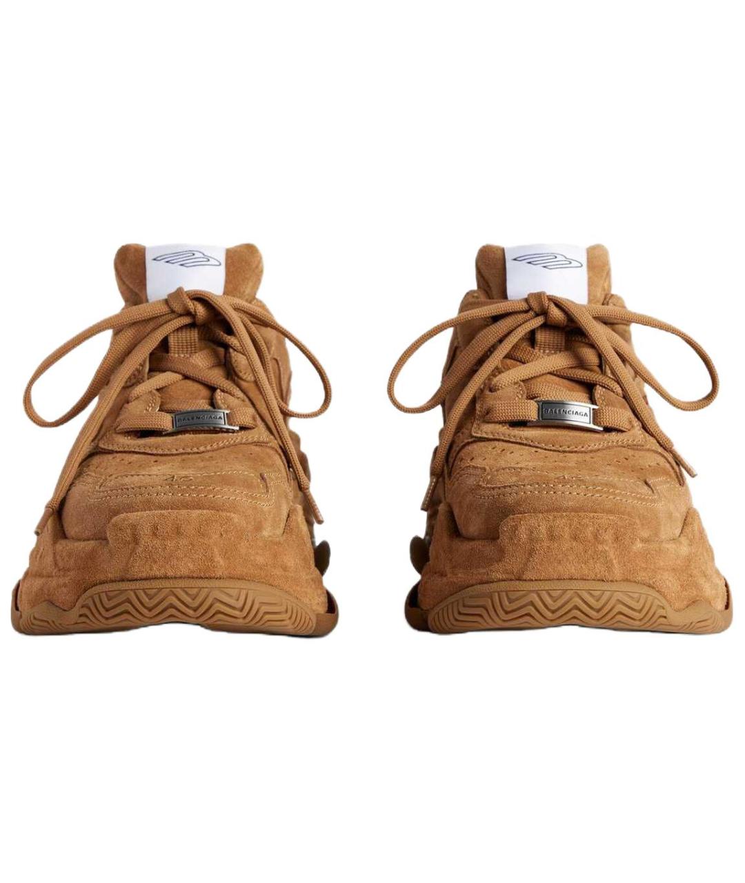 BALENCIAGA Коричневые кроссовки, фото 4