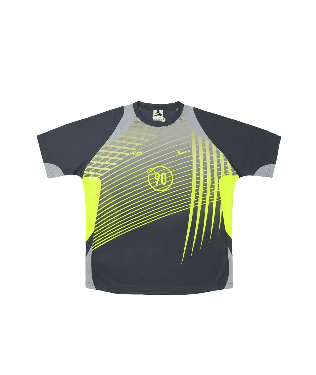 PALACE Серая синтетическая футболка, фото 2