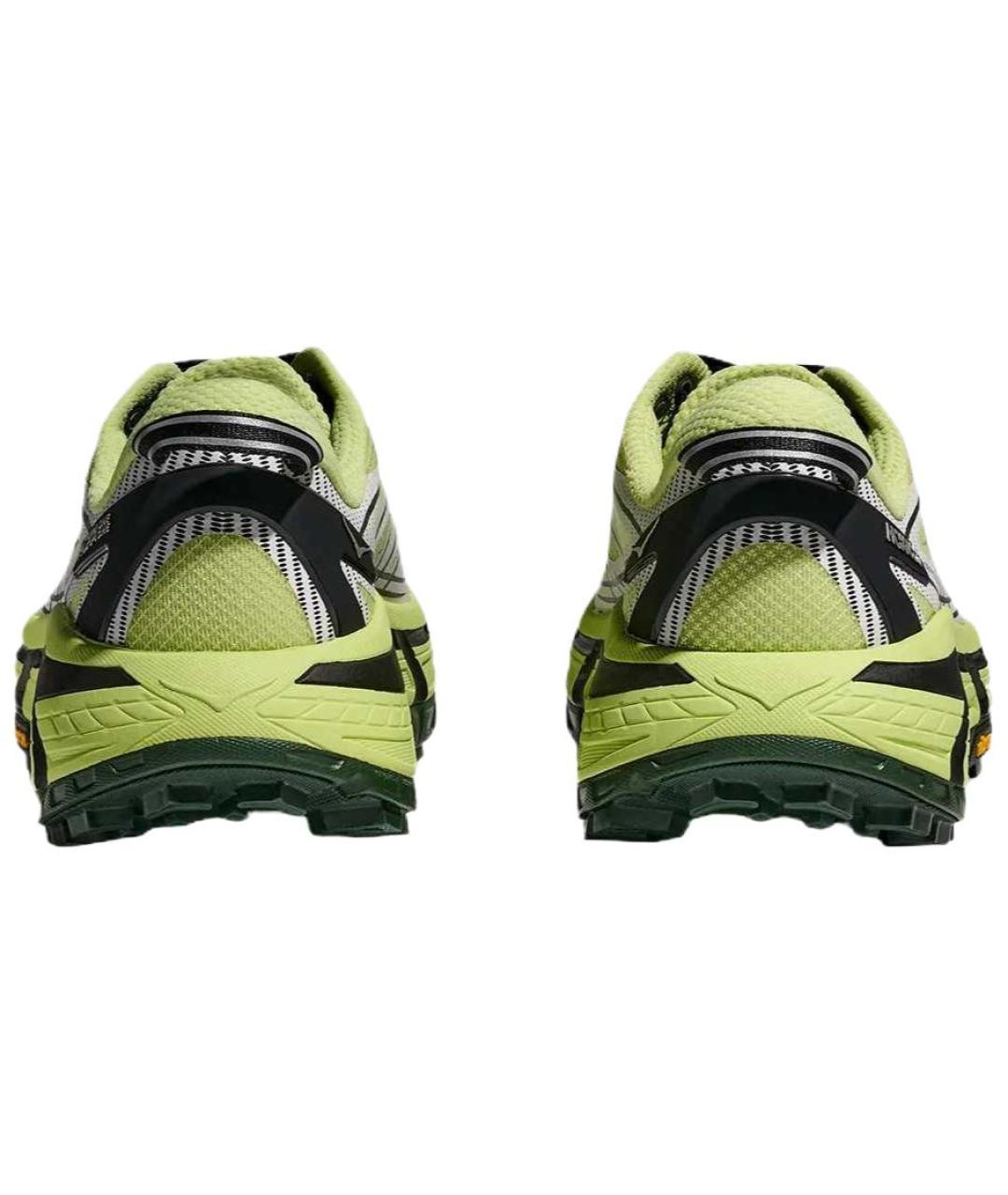 HOKA Зеленые синтетические кроссовки, фото 5