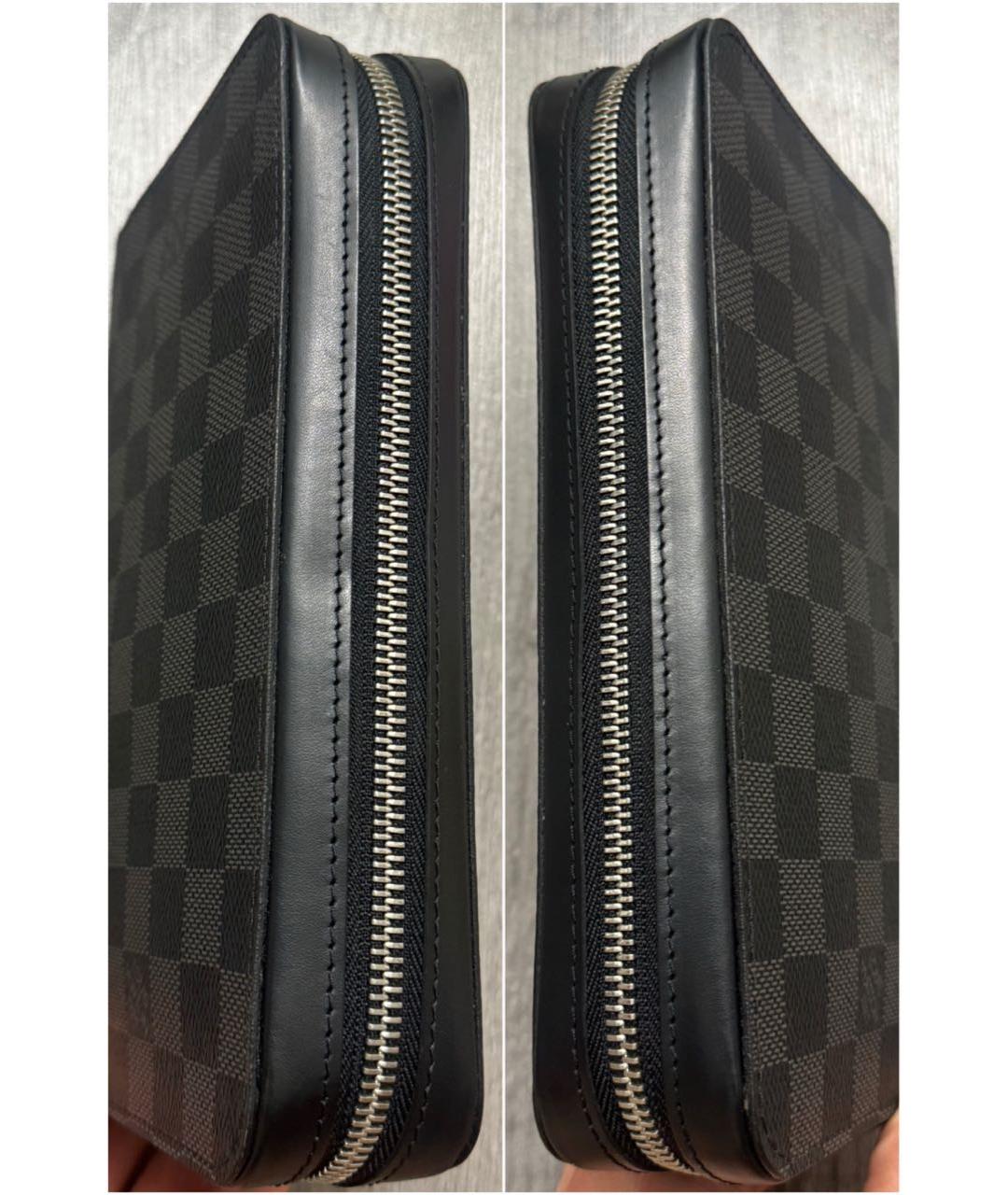 LOUIS VUITTON Черный кошелек, фото 8