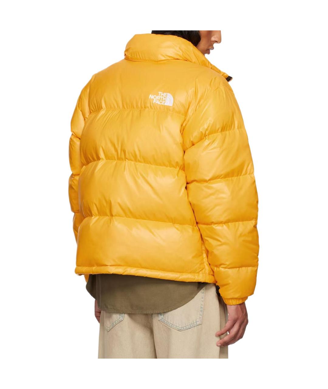 THE NORTH FACE Оранжевый полиамидовый пуховик, фото 5