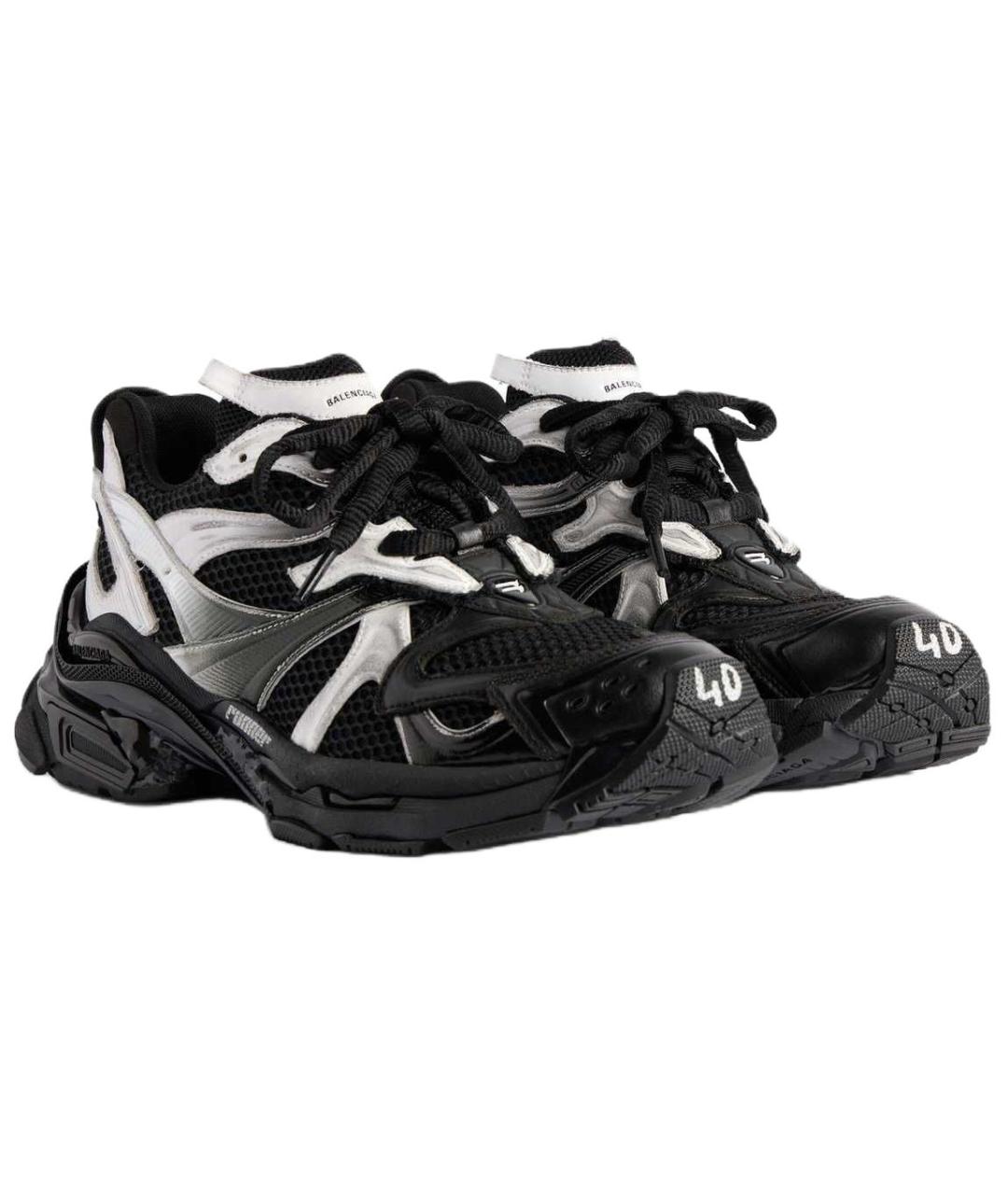BALENCIAGA Черные высокие кроссовки / кеды, фото 3