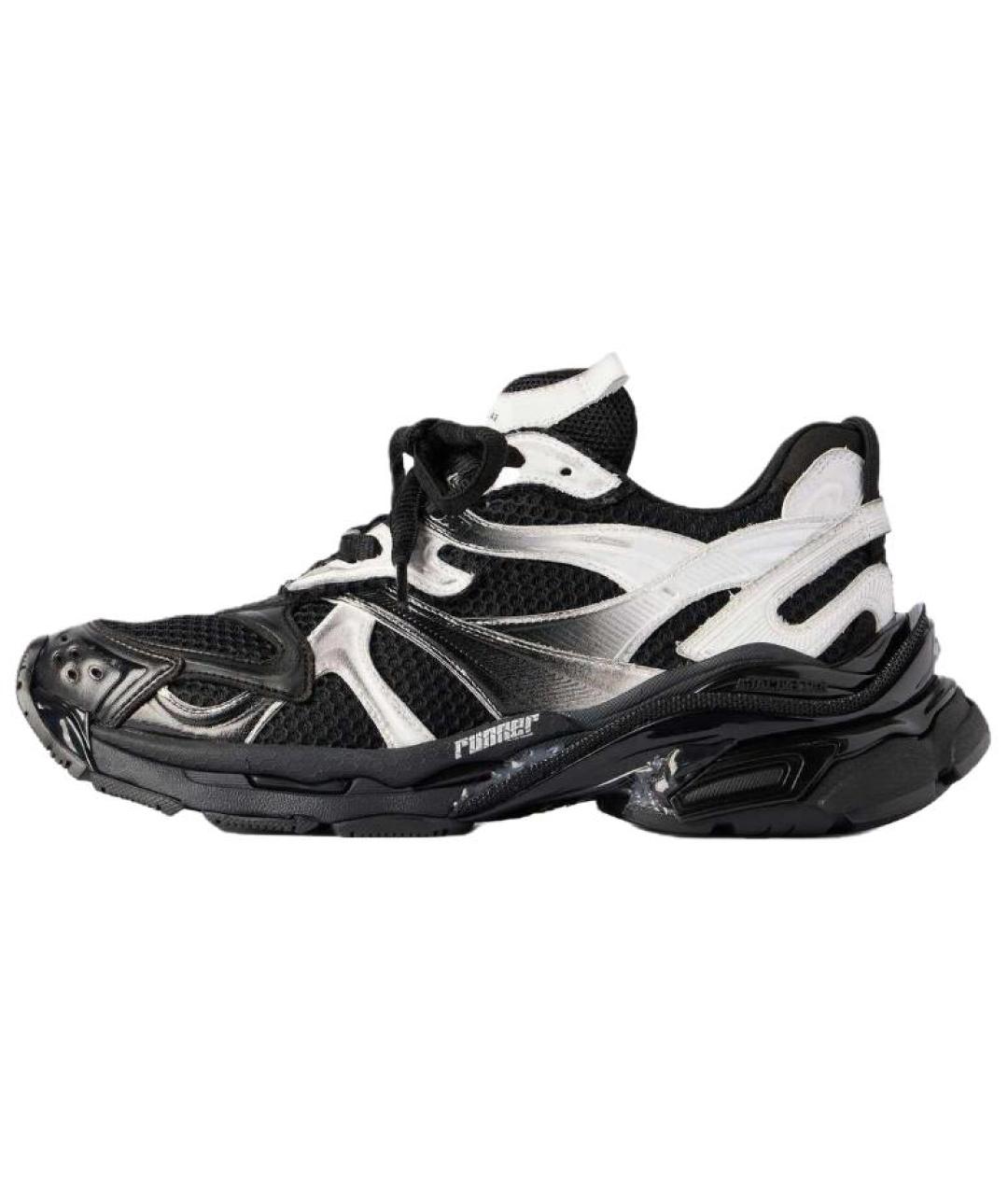 BALENCIAGA Черные высокие кроссовки / кеды, фото 2