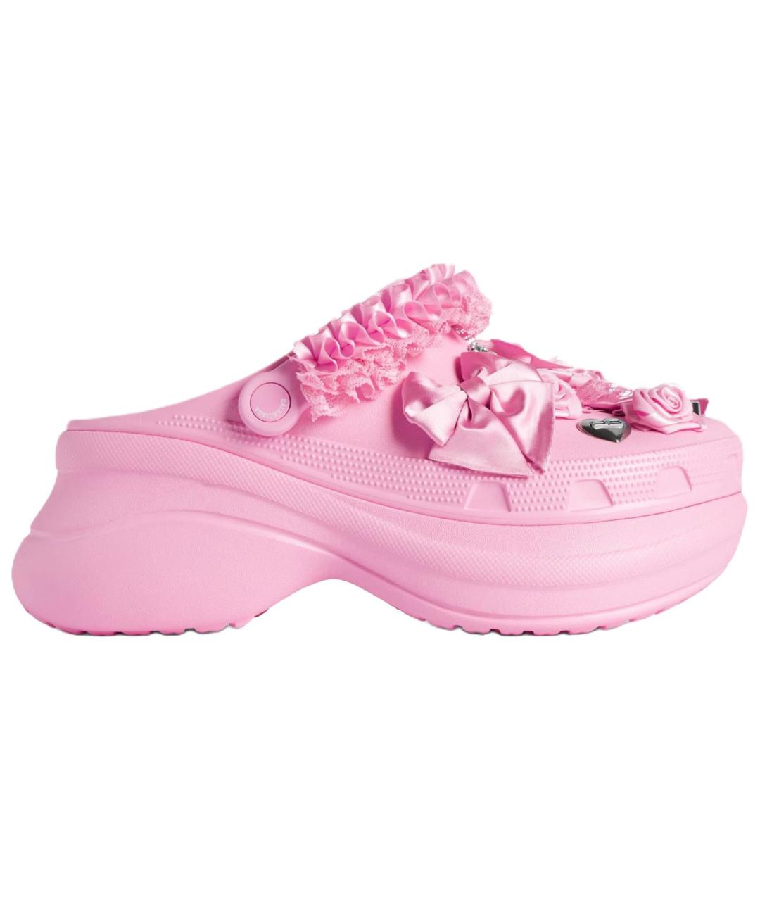 BALENCIAGA Розовые сабо, фото 1