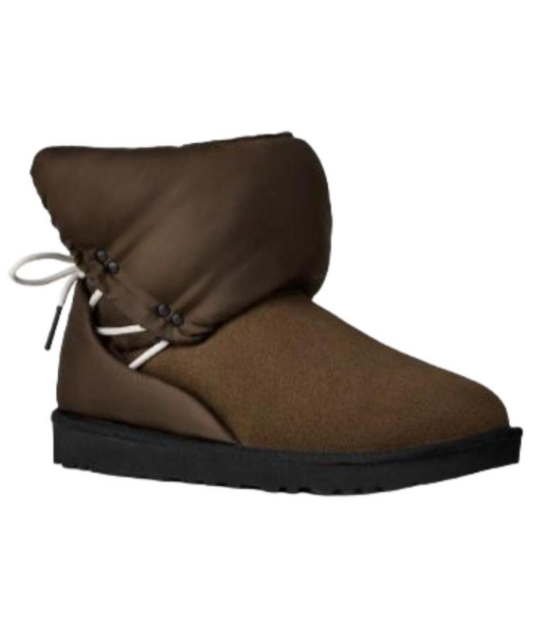 UGG AUSTRALIA Коричневые кожаные ботинки, фото 2