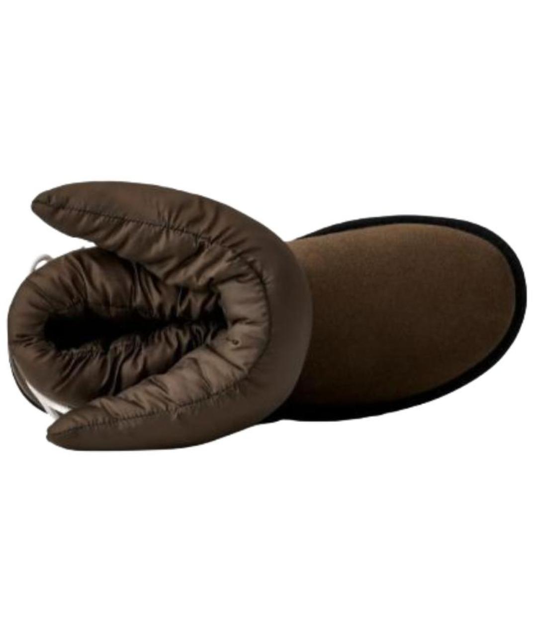 UGG AUSTRALIA Коричневые кожаные ботинки, фото 4