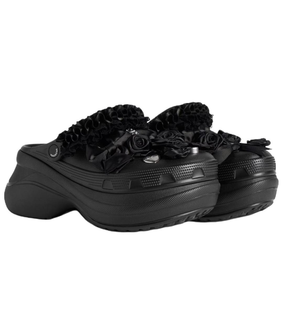 BALENCIAGA Черные сабо, фото 3