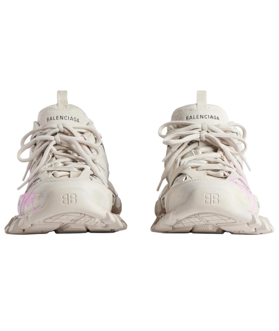 BALENCIAGA Бежевые кроссовки, фото 4