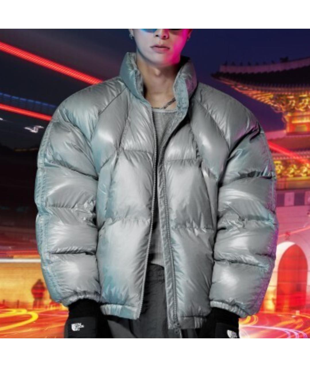 THE NORTH FACE Серая полиамидовая куртка, фото 5