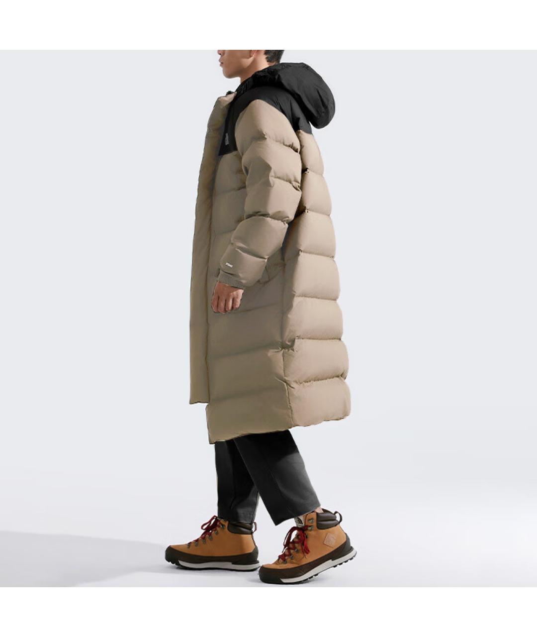 THE NORTH FACE Коричневый пуховик, фото 4