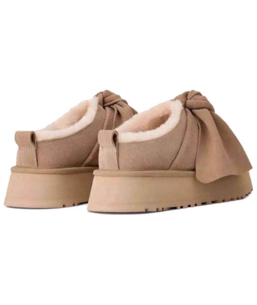 UGG AUSTRALIA Коричневые нубуковые мюли, фото 4
