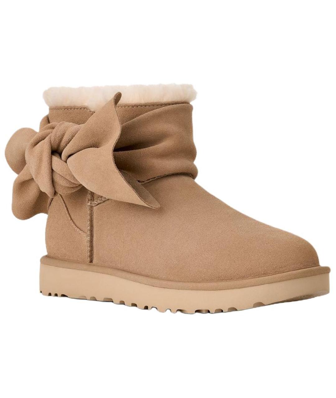 UGG AUSTRALIA Коричневые нубуковые ботинки, фото 2
