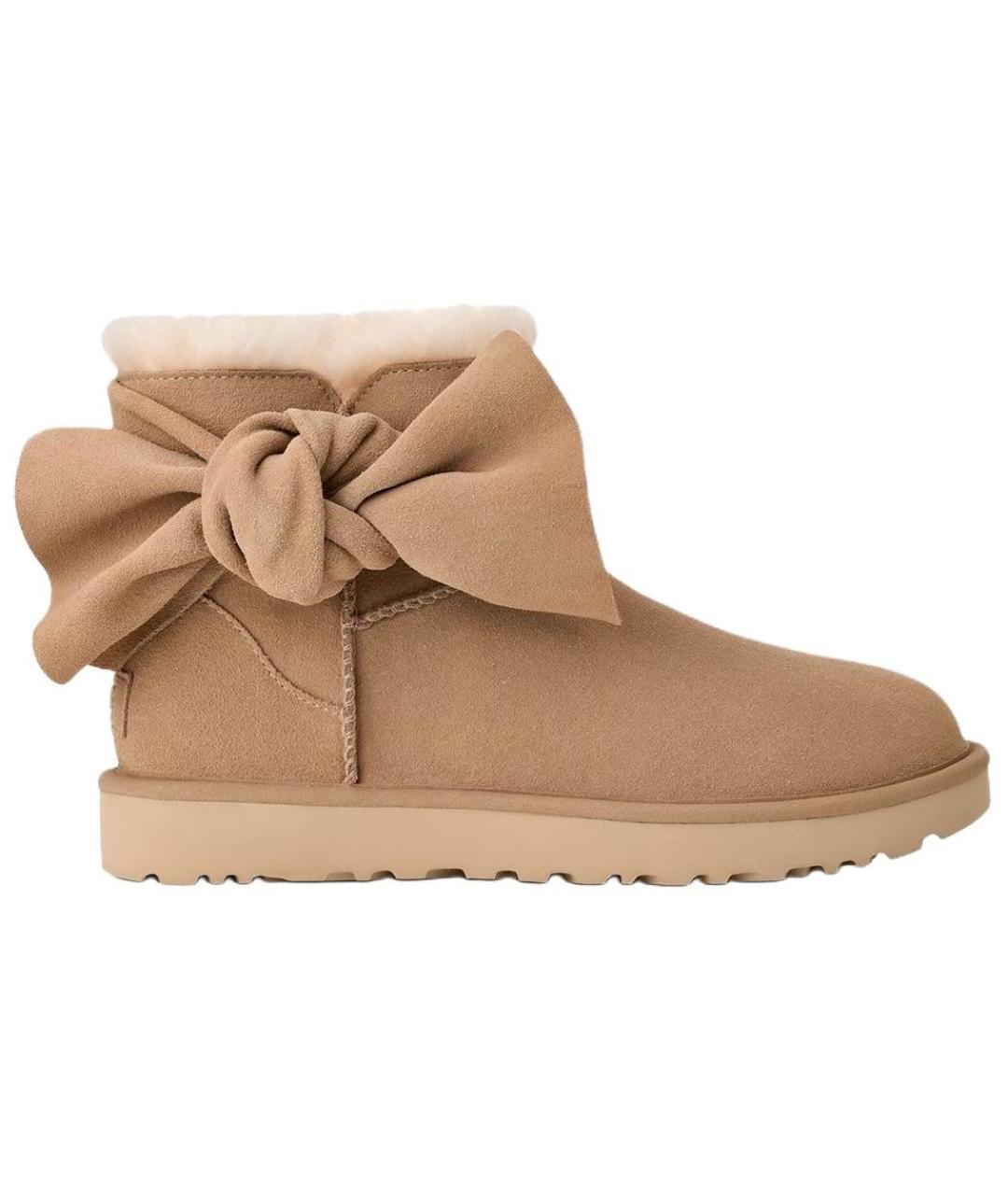 UGG AUSTRALIA Коричневые нубуковые ботинки, фото 1