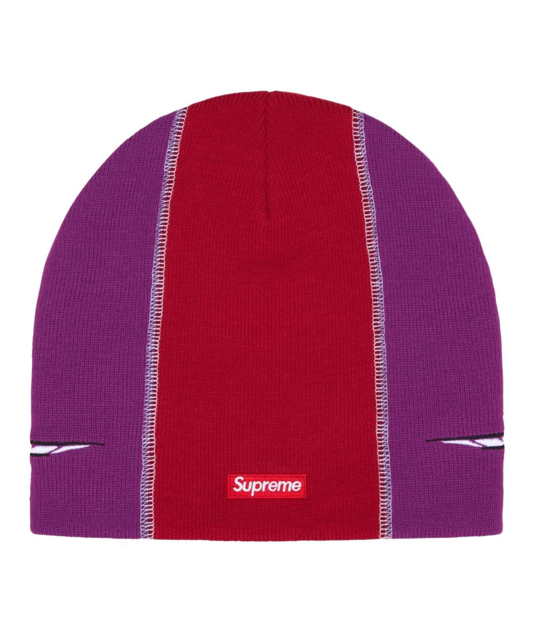 SUPREME Фиолетовая шапка, фото 2
