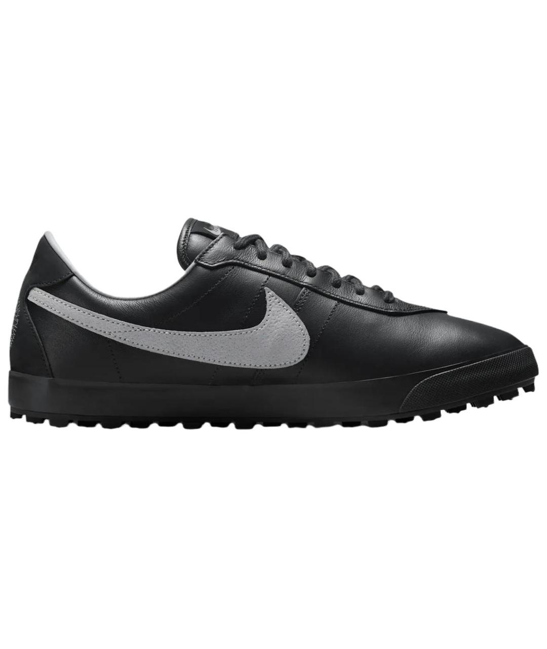 NIKE Черные кожаные кроссовки, фото 1