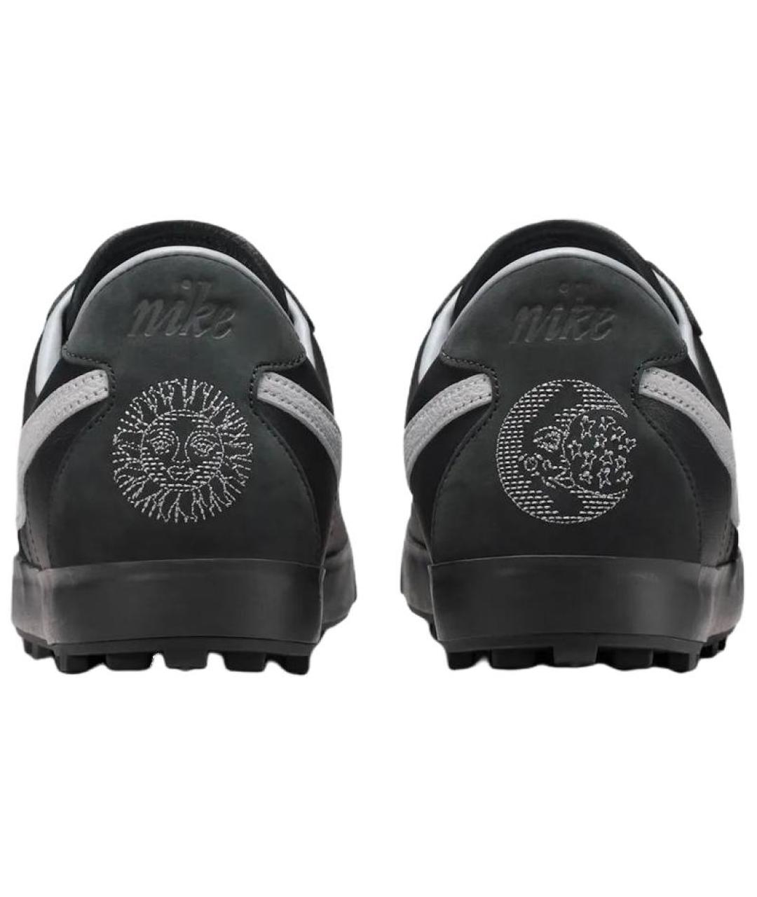 NIKE Черные кожаные кроссовки, фото 5