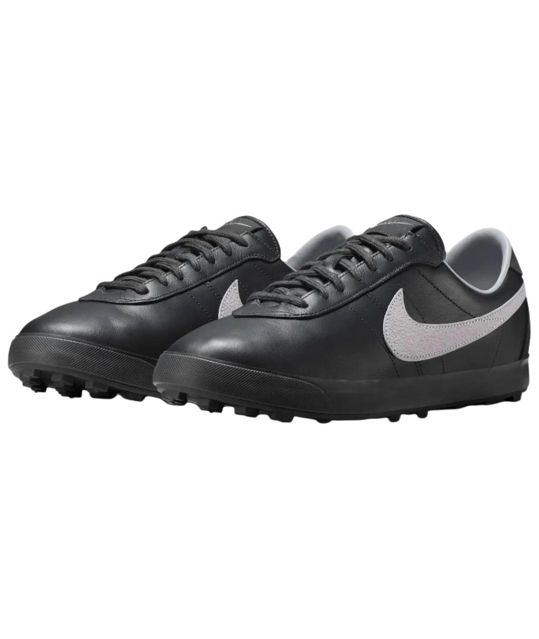 NIKE Черные кожаные кроссовки, фото 3