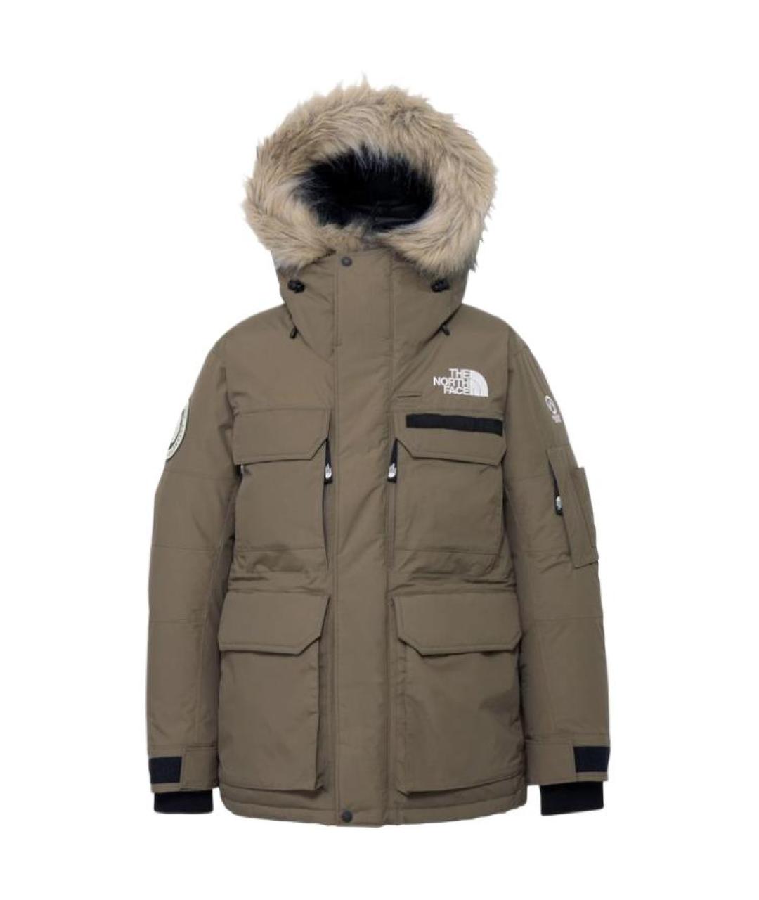 THE NORTH FACE Хаки полиамидовая парка, фото 1