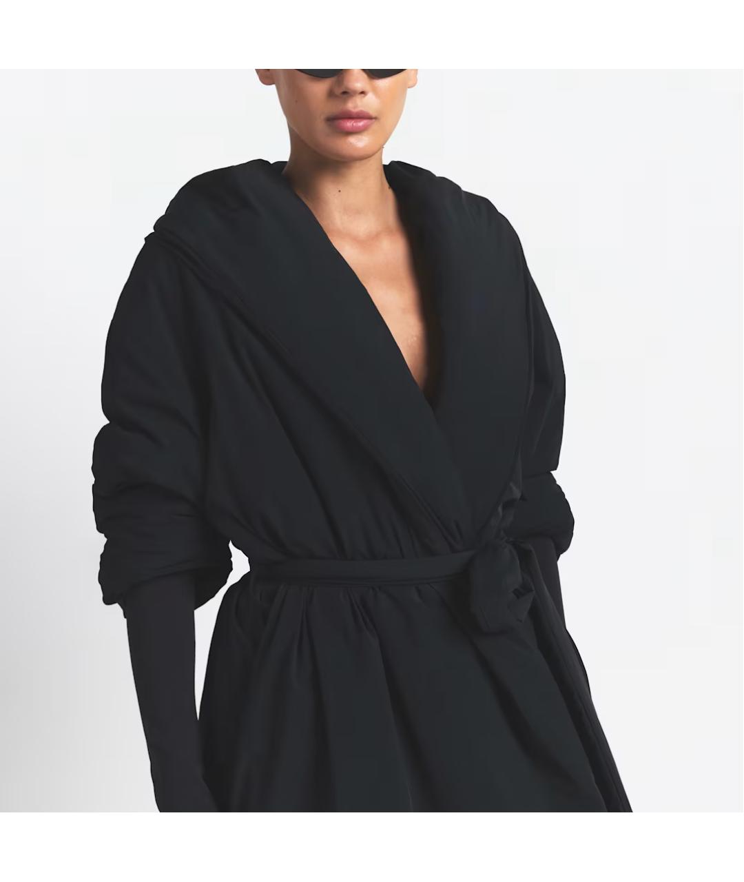 NIKE Черное пальто, фото 4