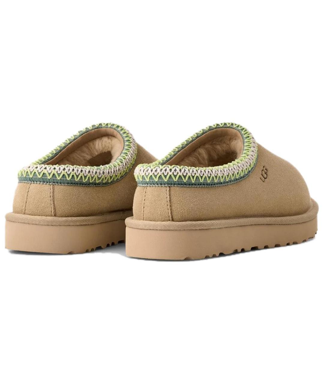 UGG AUSTRALIA Коричневые нубуковые мюли, фото 3