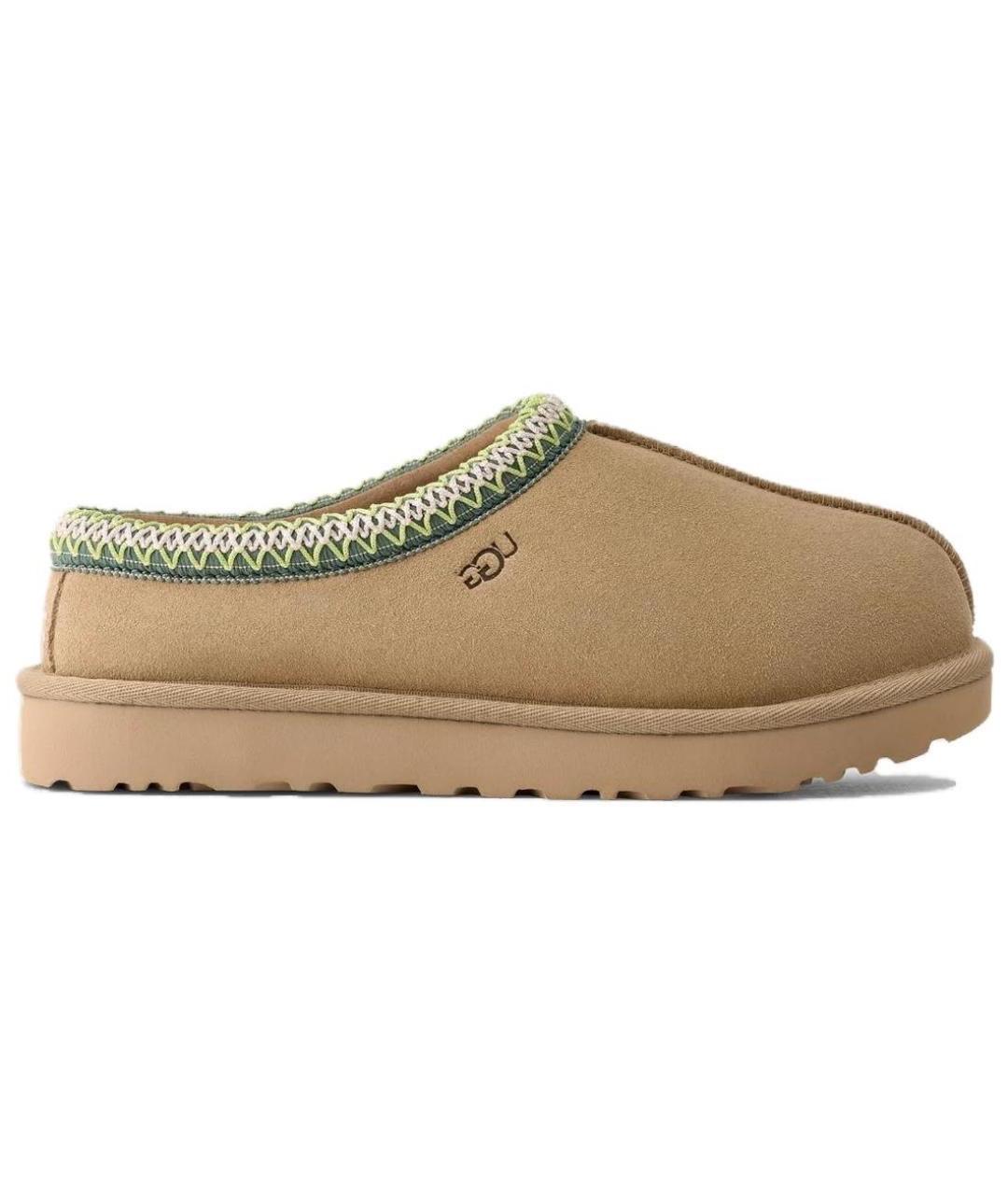 UGG AUSTRALIA Коричневые нубуковые мюли, фото 1