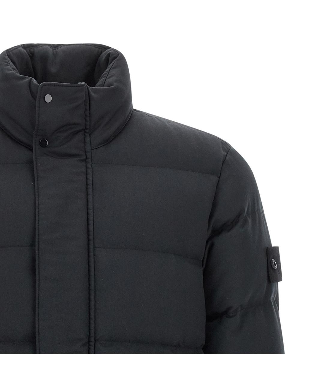 STONE ISLAND Синий пуховик, фото 4