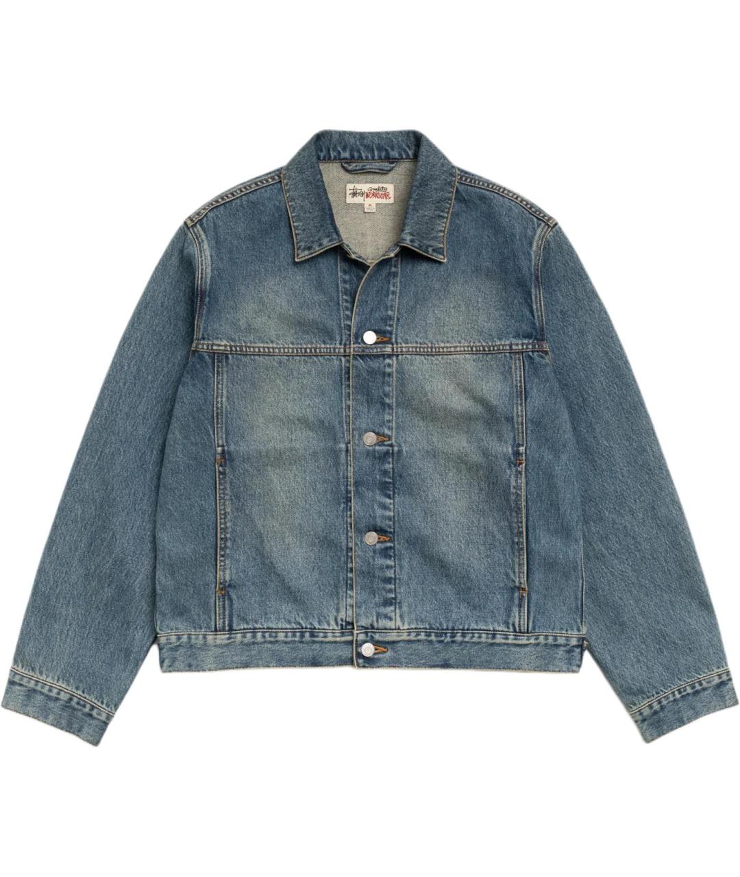 STUSSY Синяя куртка, фото 1