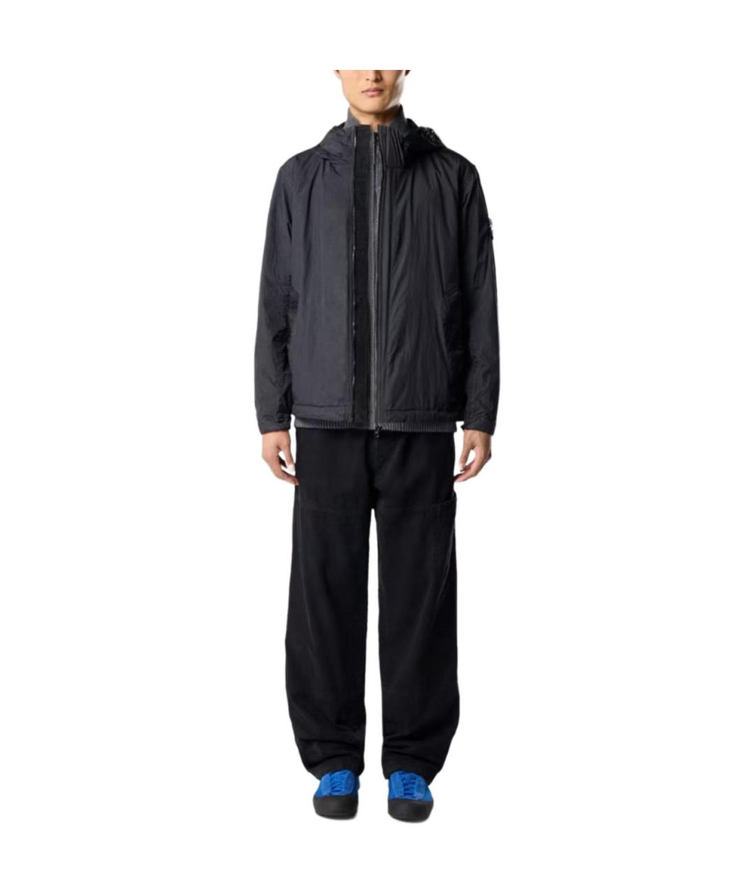 STONE ISLAND Черная куртка, фото 5