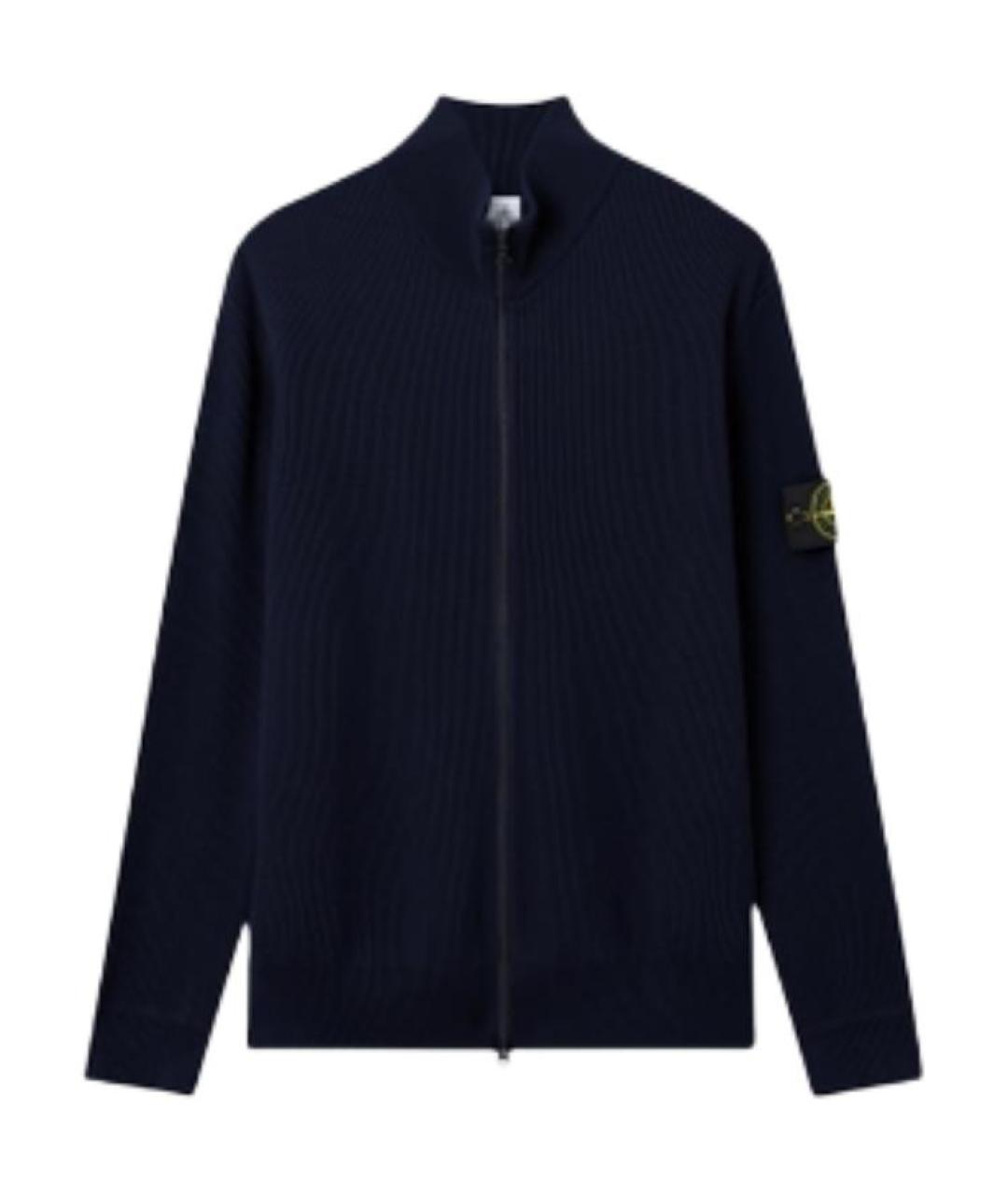 STONE ISLAND Темно-синий джемпер / свитер, фото 1