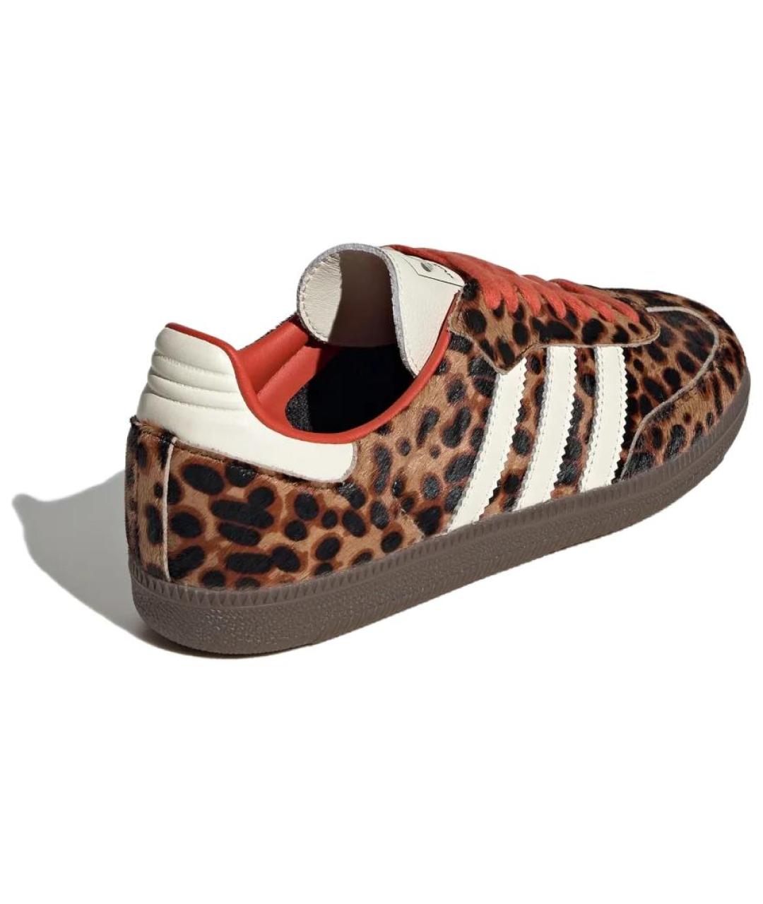 ADIDAS Коричневые кожаные кеды, фото 5