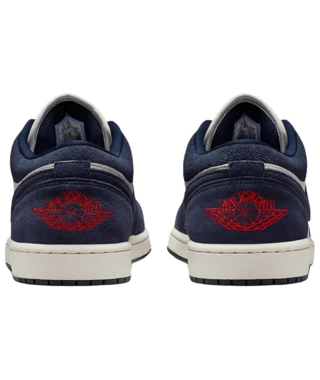 JORDAN Синие кожаные кеды, фото 5