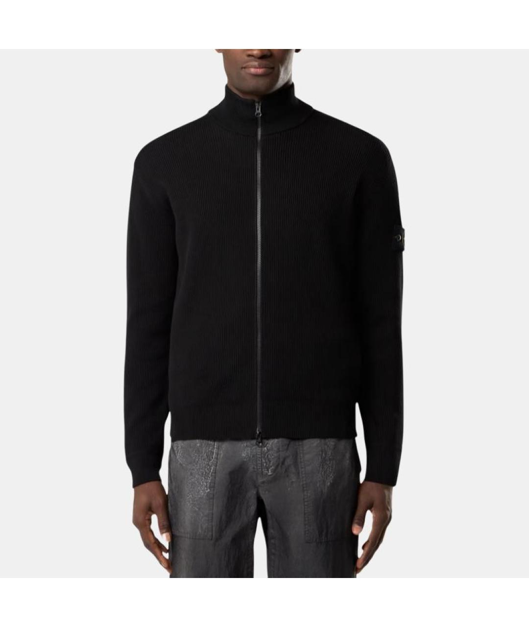 STONE ISLAND Черная куртка, фото 5