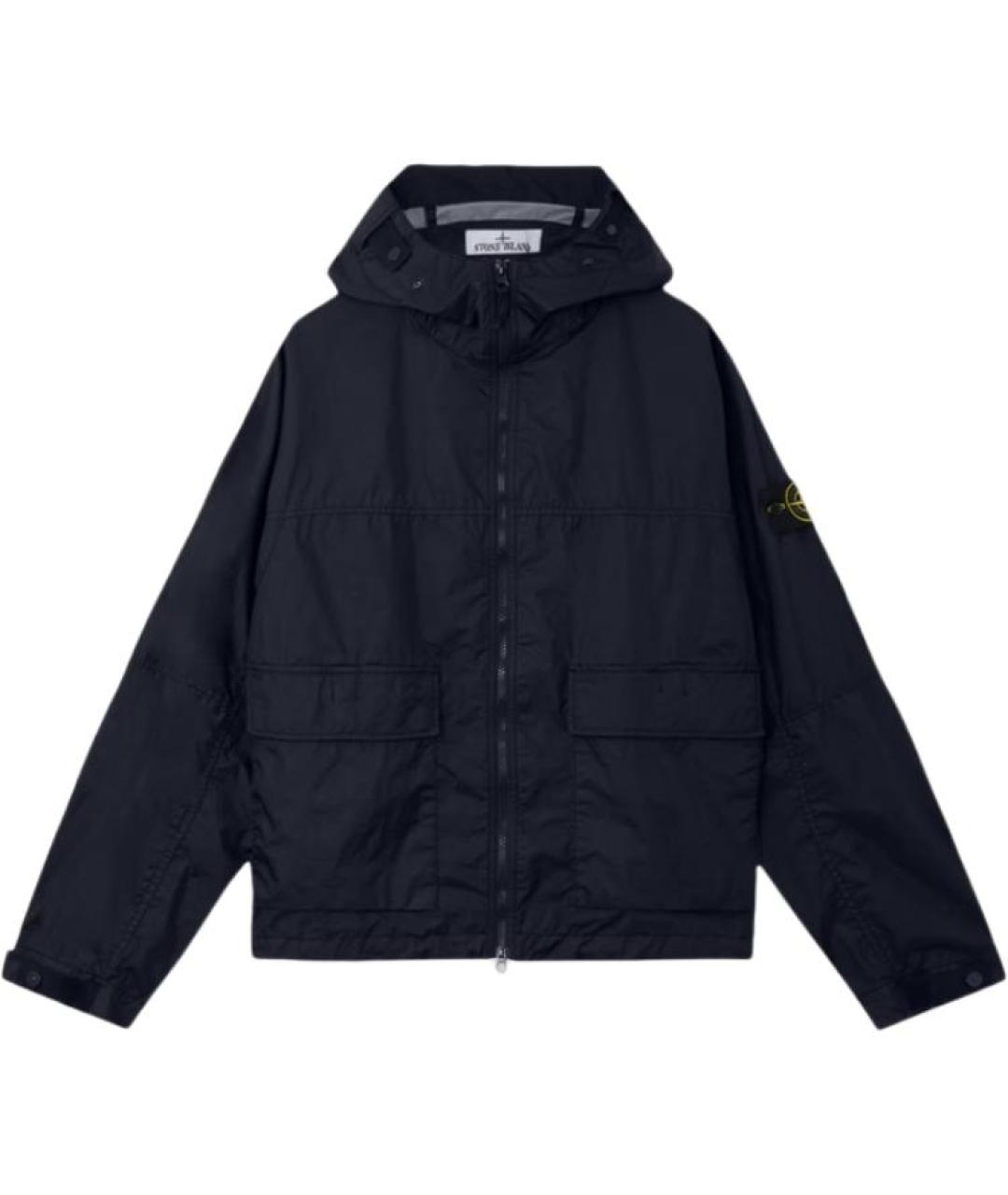 STONE ISLAND Темно-синяя куртка, фото 1