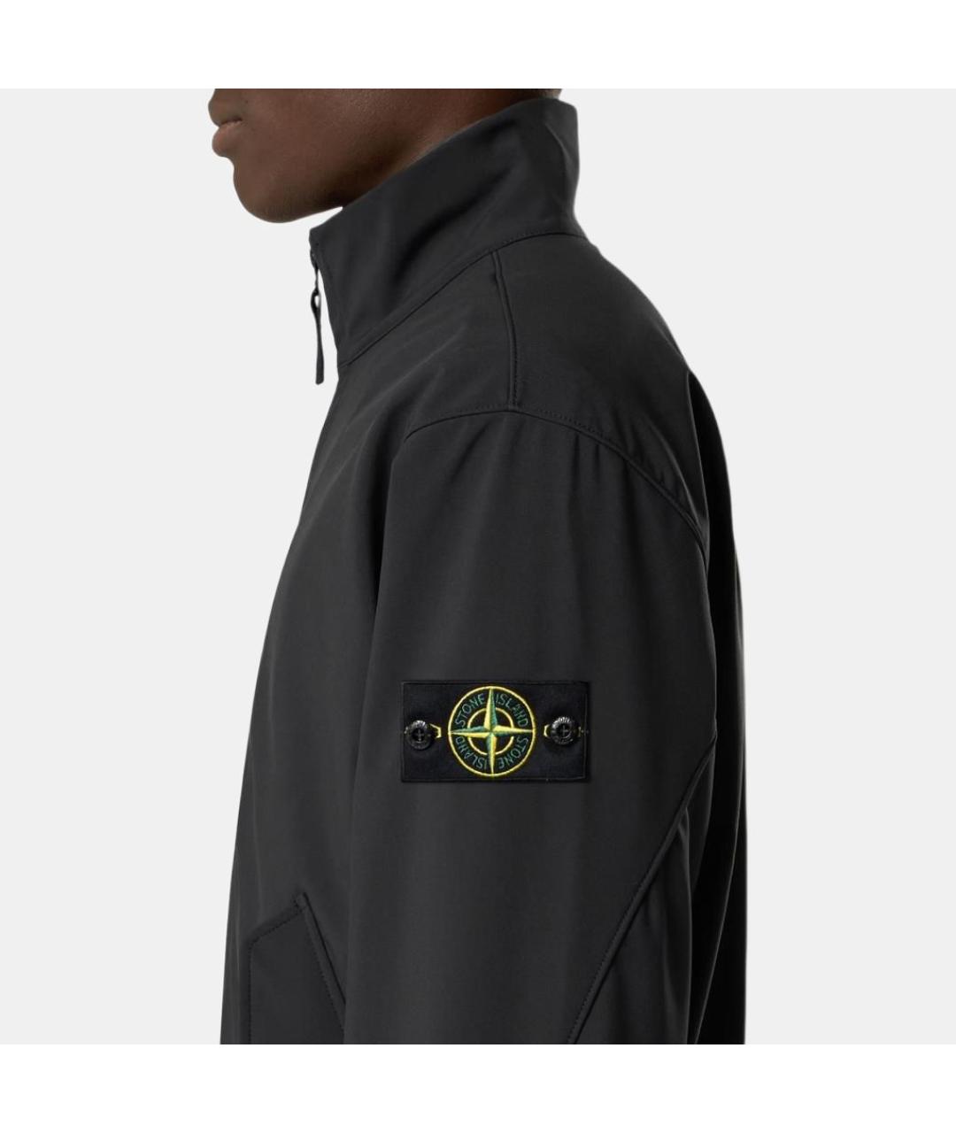STONE ISLAND Черная куртка, фото 5