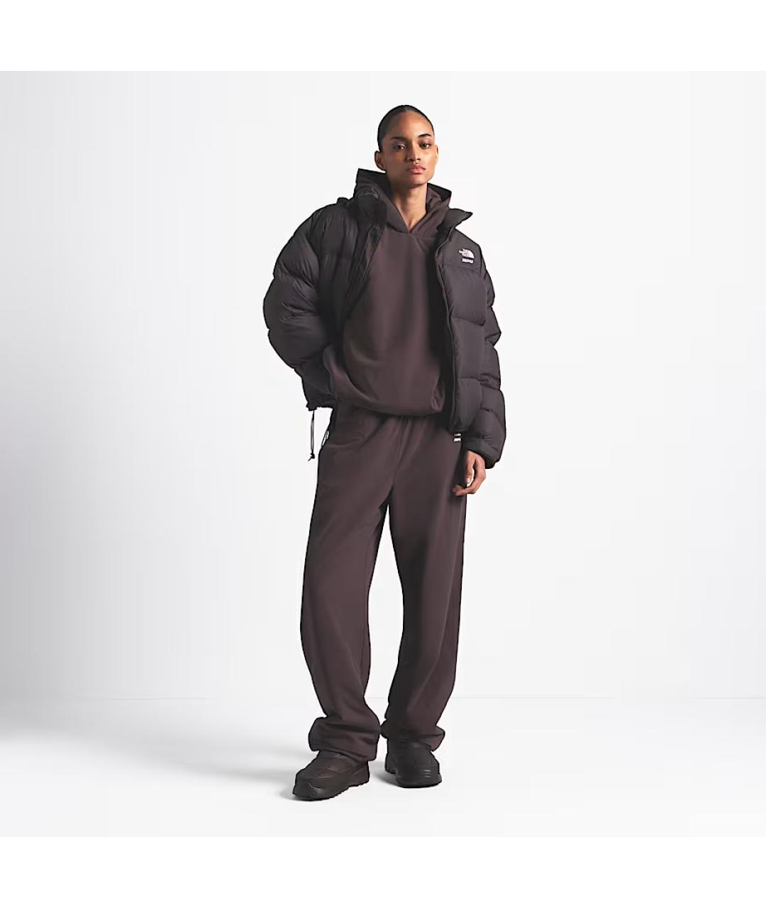 THE NORTH FACE Коричневая полиамидовая куртка, фото 4