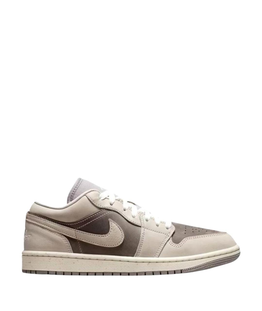 JORDAN Бежевые замшевые кеды, фото 1