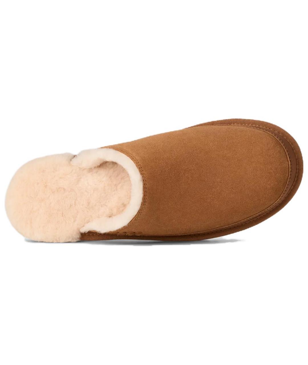 UGG AUSTRALIA Коричневые замшевые сандалии, фото 4