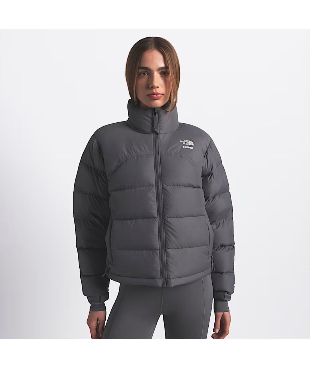THE NORTH FACE Серая полиамидовая куртка, фото 2